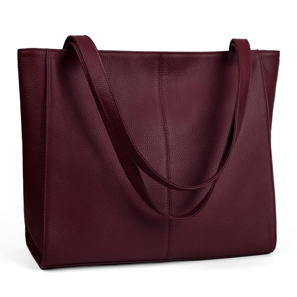 9386 Leather Tote Bag , Leather Shoulder Totes Work Bags Purses Handbags